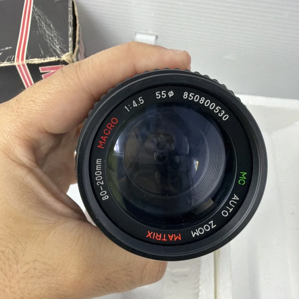 Matrix Canon MD One Touch Macro 80 -200 4.5 Lens Vintage Korea Deadstock